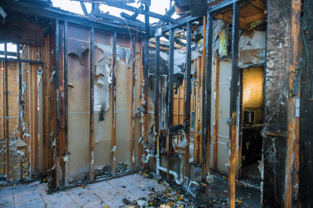 Professional Fire Damage Assessment technician working in Palm Desert, CA